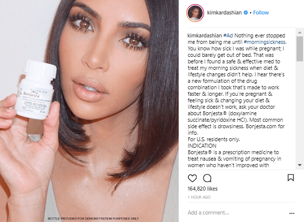 Paying Influencers Kim Kardashian